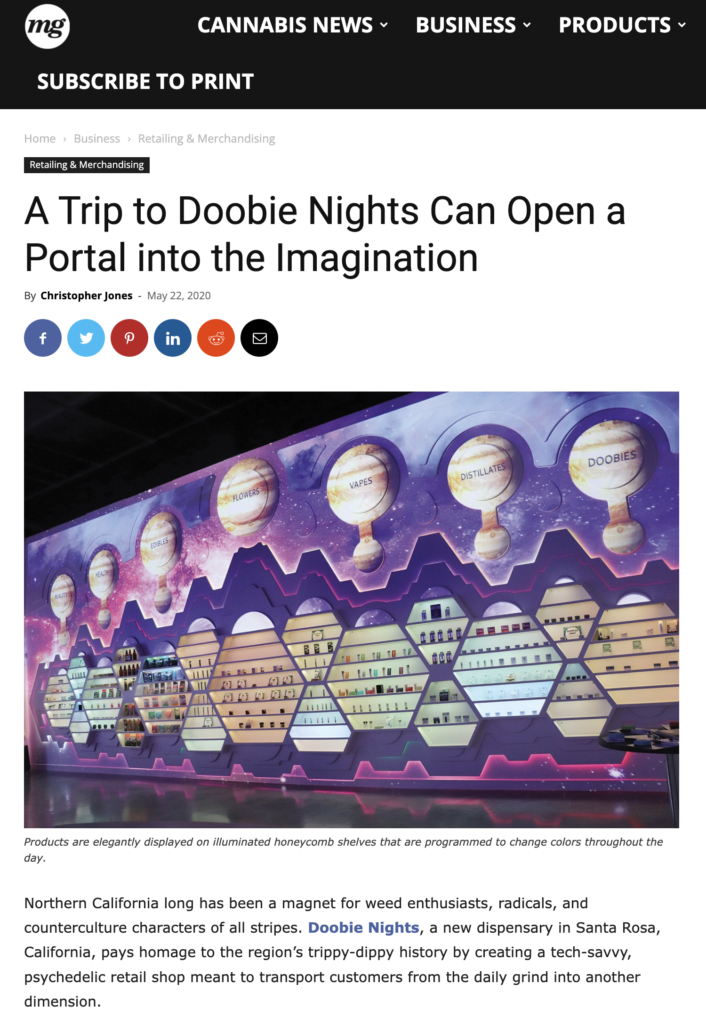 Doobie Nights in MG Magazine