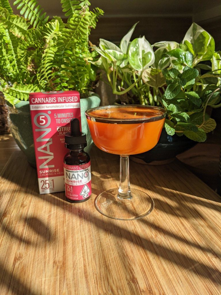 Nano5 Sunrise mocktail