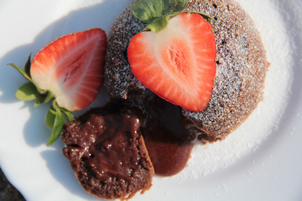 Molten infused chocolate lava cake recipe