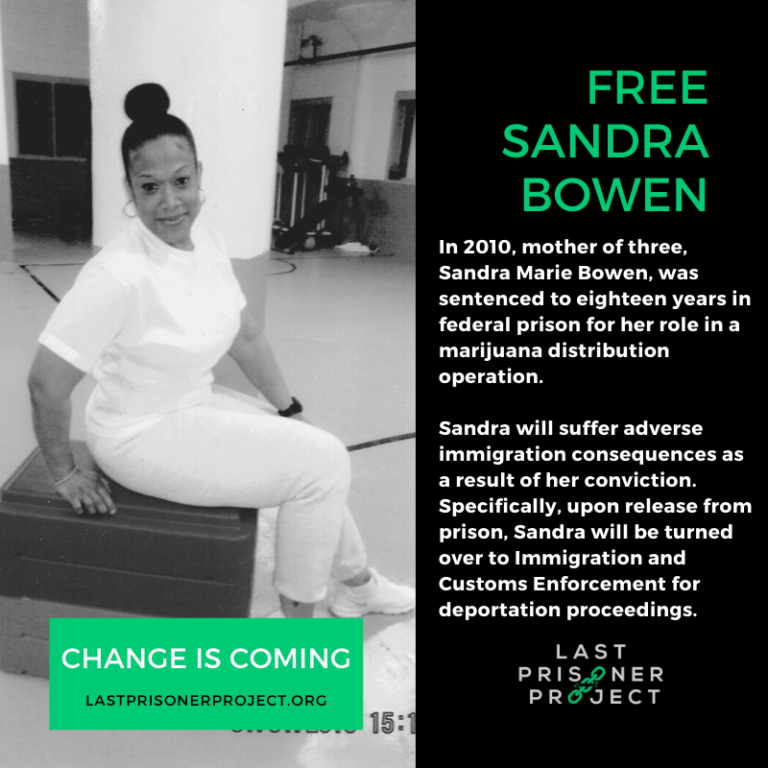 Last Prisoner Project Letter Writing: Sandra Bowen