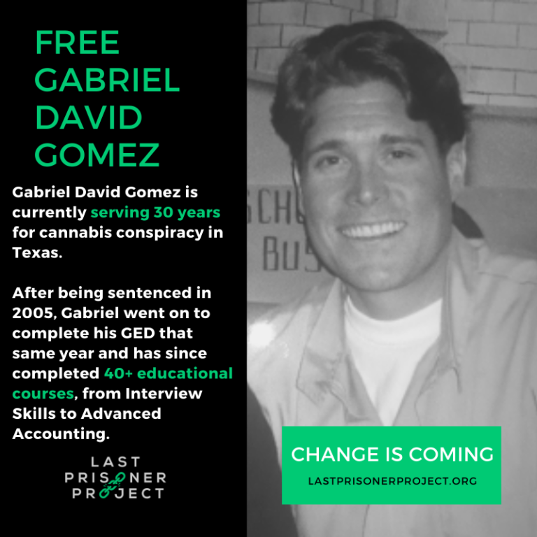 Last Prisoner Project Letter Writing: Gabriel David Gomez